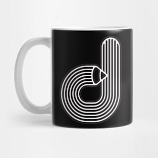 Alphabet d Mug